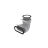 Prehodni kos 90 na flat 51, 90° koleno (990322205n)